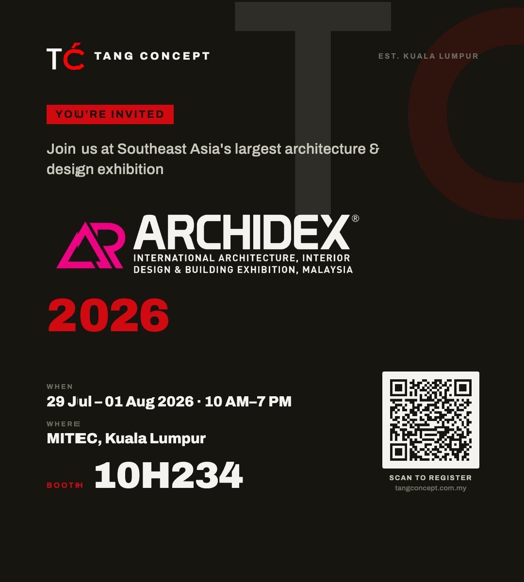 Tang Concept ARCHIDEX 2026 Invitation